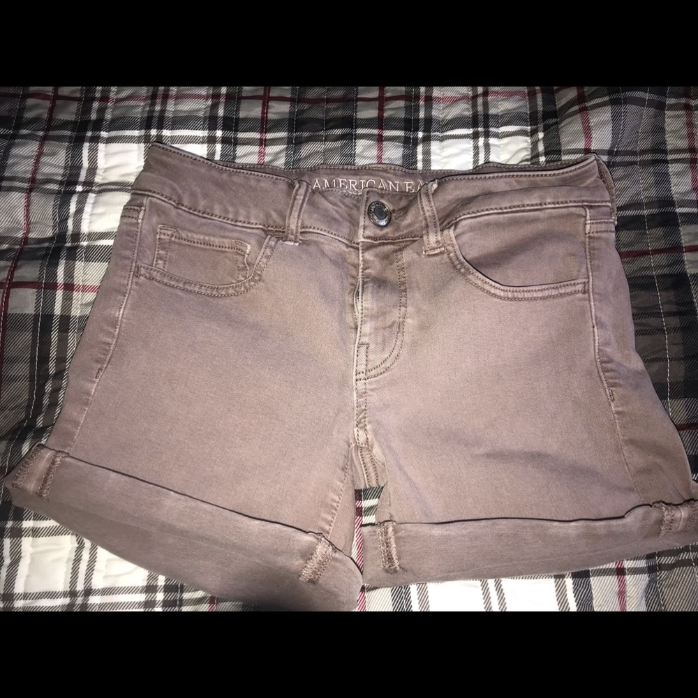 American Eagle Pink Jean Shorts